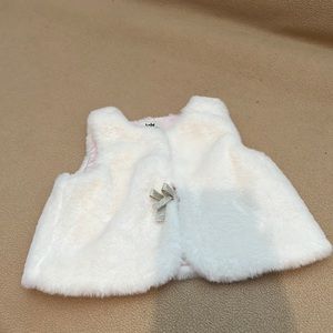 12m faux fur vest